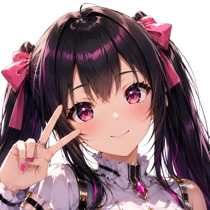 PoPi smiling and making a peace sign